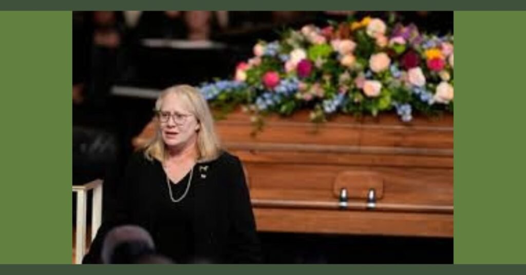amy carter at funeral