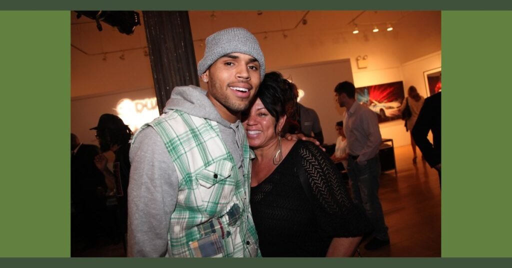 chris brown mom